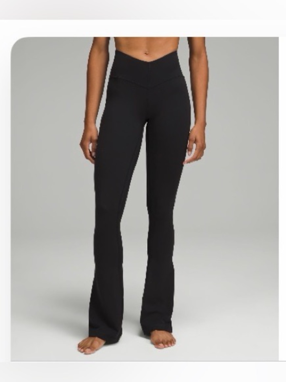 Lululemon Align V-Waist Mini-Flared Pants Black Size 12